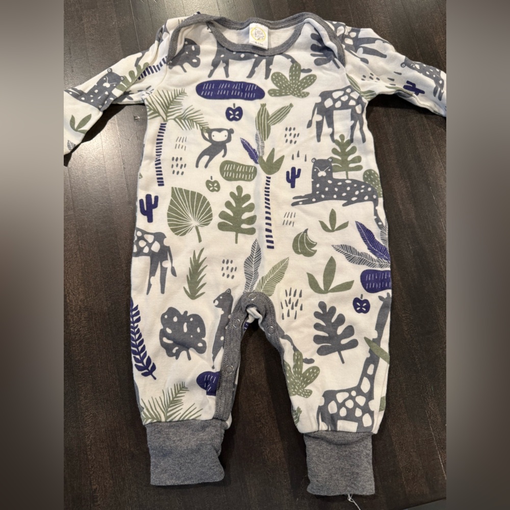 Tess Babe Animal Print Romper